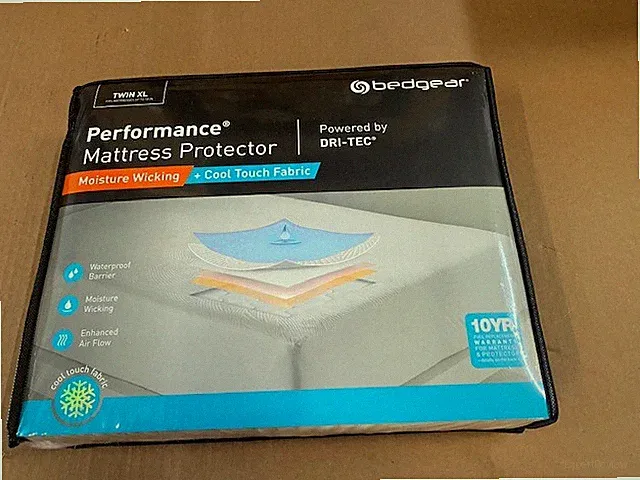 BEDGEAR Dri-Tec Performance Mattress Protector, Moisture Wicking, Twin XL