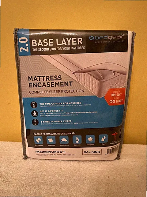 Bedgear Dri-tec Technology Moisture Wicking Mattress Protector (CAL KING)