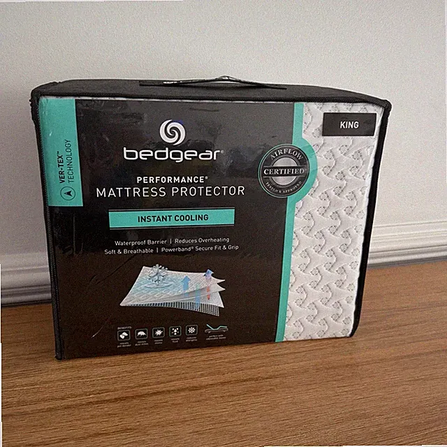Bedgear KING Ver-Tex PERFORMANCE Mattress Protector - Instant Cooling Waterproof