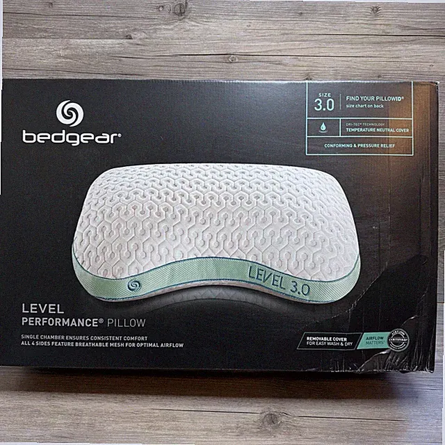 Bedgear Level 3.0 Performance Pillow 20"x26" New In Box. Made In USA See Pattern