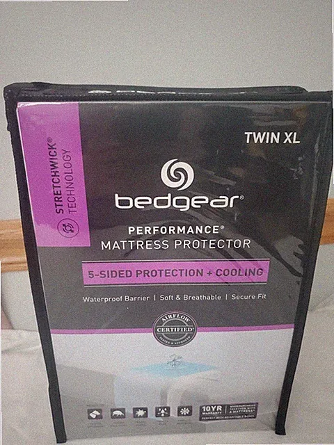 Bedgear Performance Mattress Protector Breathable Cooling Stretchwick Twin XL