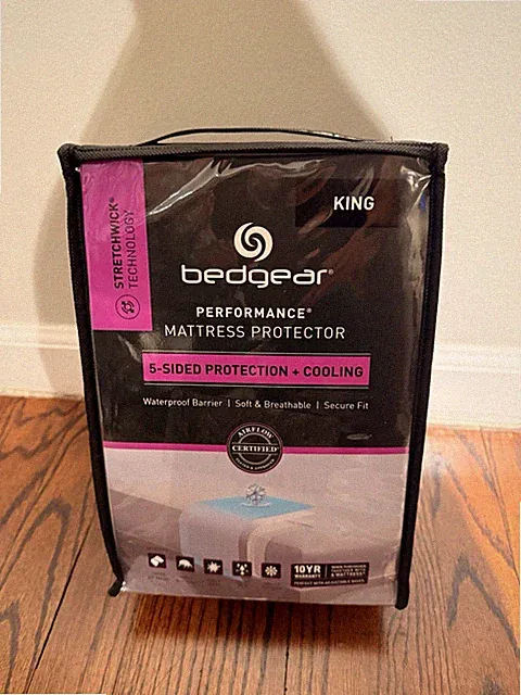 Bedgear stretchwich King Mattress Protector 5-Sided Cooling Waterproof Soft Fit