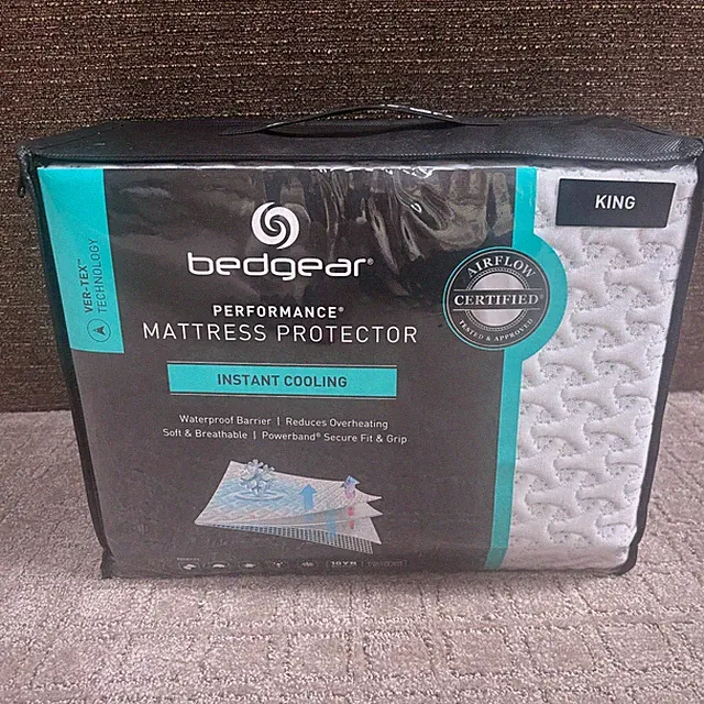 Bedgear Ver-Tex Performance King Mattress Protector Instant Cooling BGM026006