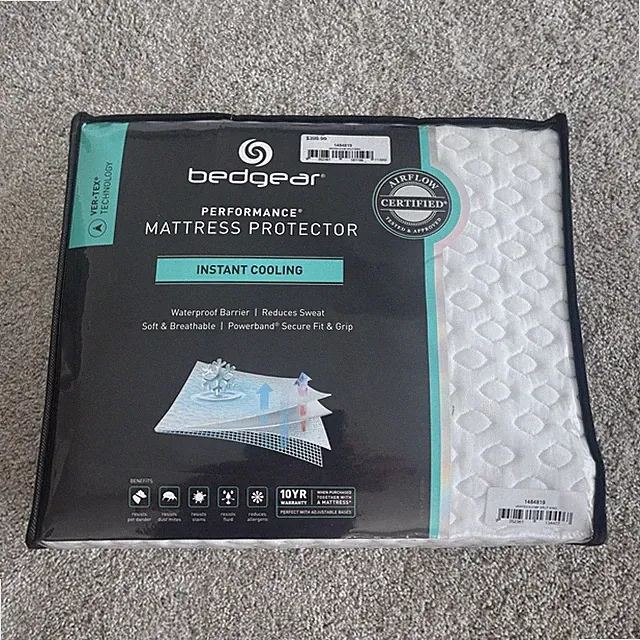 Bedgear Ver-Tex Performance Mattress Protector - Instant Cooling and Waterproof