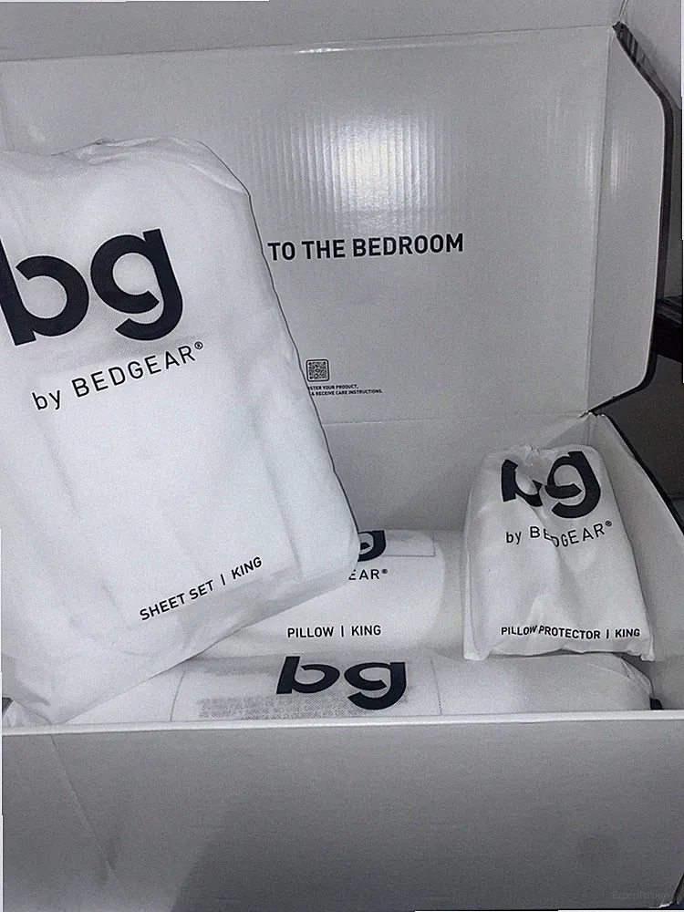 BG by Bedgear Complete Bedding Set – 8 Piece Bundle - King