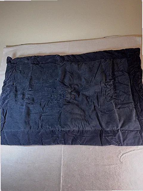 Field Gear Dayton-Hudson Corduroy & Velvet King Sham Deep Navy NEW W TAGS