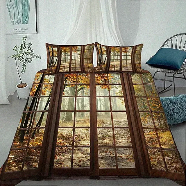 Gear Mark Lines 3D Printing Duvet Quilt Doona Covers Pillow Case Bedding Sets