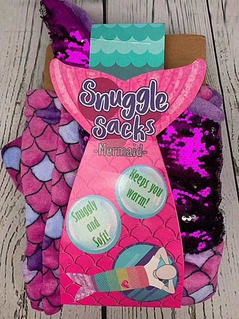 High Desert Gear Mermaid Blanket Snuggle Sack Magenta