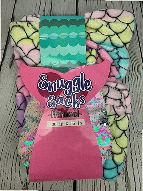 High Desert Gear Mermaid Blanket Snuggle Sack Pastel