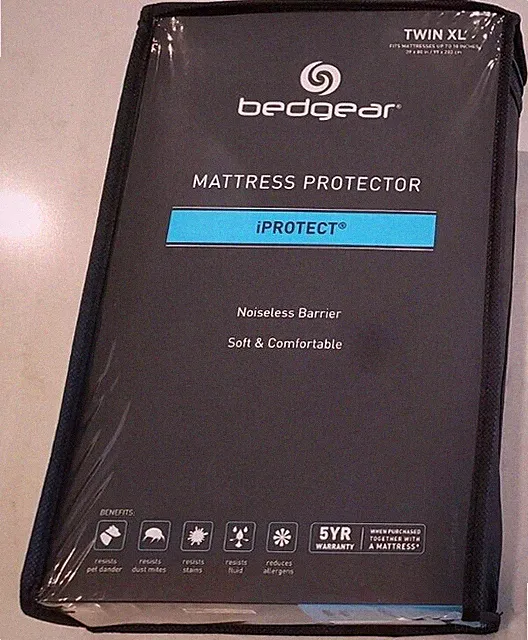 NEW Bedgear iProtect Mattress Protector Cover Twin XL Waterproof 18” Deep